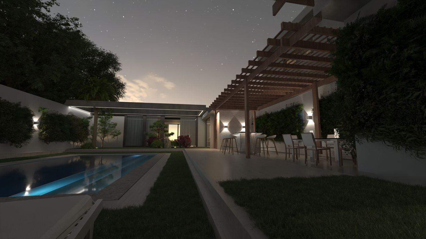 Piscina, vista terraza